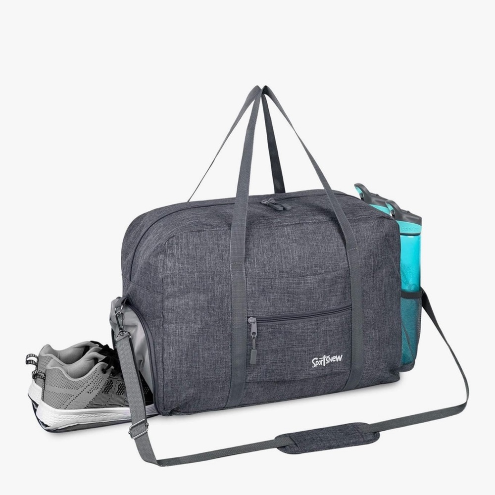 Gray Gym/Travel Duffel Bag
